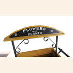Vintage French Florist Delivery Tricycle Display | Wooden Flowers & Plants Bicycle Cart | Decorative Shop Display - Vintage French Treasures