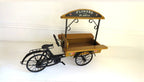 Vintage French Florist Delivery Tricycle Display | Wooden Flowers & Plants Bicycle Cart | Decorative Shop Display - Vintage French Treasures