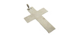 Vintage Hallmarked Silver Portuguese Prayer Cross Pendant, Engraved Ave Maria, Catholic Devotional Cross