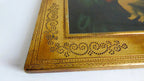 Vintage Italian Florentine Madonna del Granduca Wall Plaque, Gilt Wood, Palazzo Pitti, Raphael Print - Vintage French Treasures