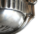 Antique Silver Holy Water Font Virgin & Child -