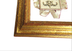 Antique French Devotional Shadow Box with Sacred Heart Ex Votos and Marian Keepsakes -