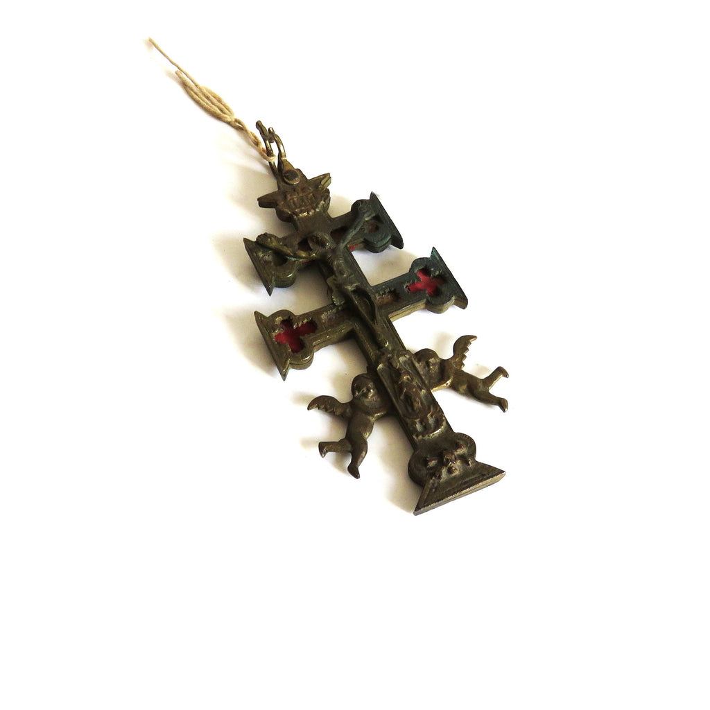 Antique Caravaca Crucifix - Vintage French Treasures