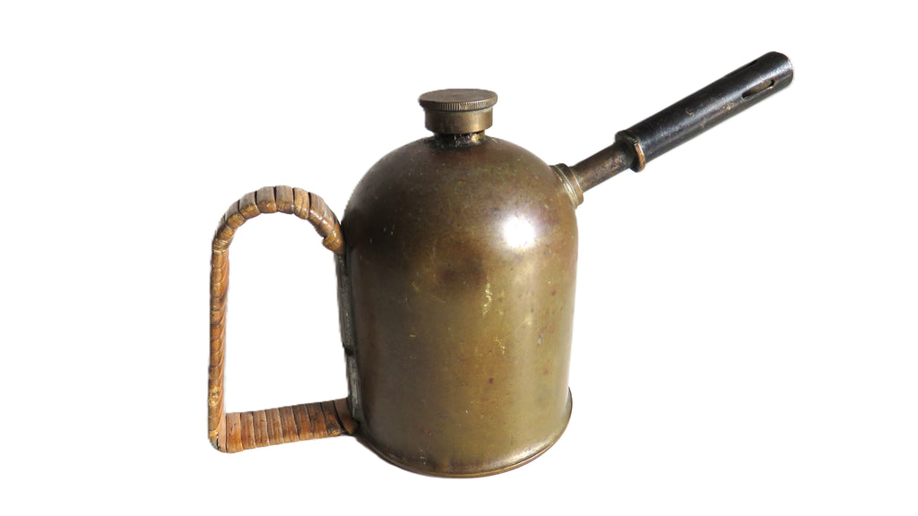 Vintage English Lamb No. 1 Brass Blowlamp by John Shaw & Sons - Vintage French Treasures