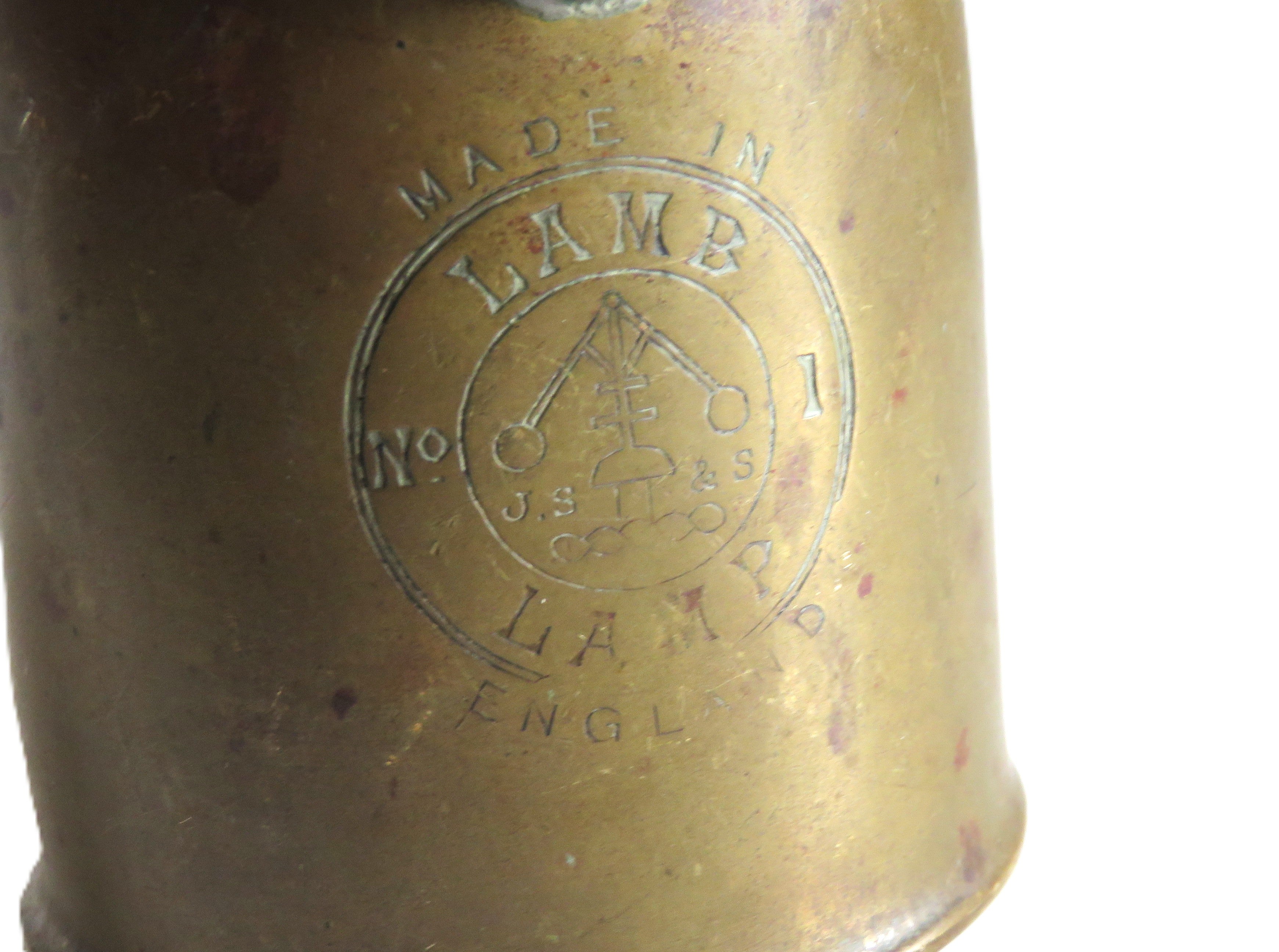 Vintage English Lamb No. 1 Brass Blowlamp by John Shaw & Sons - Vintage French Treasures