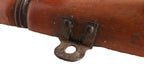 Antique French Wooden Wall Coat Rack with Six Pegs – Rustic Country Farmhouse Peg Rack -