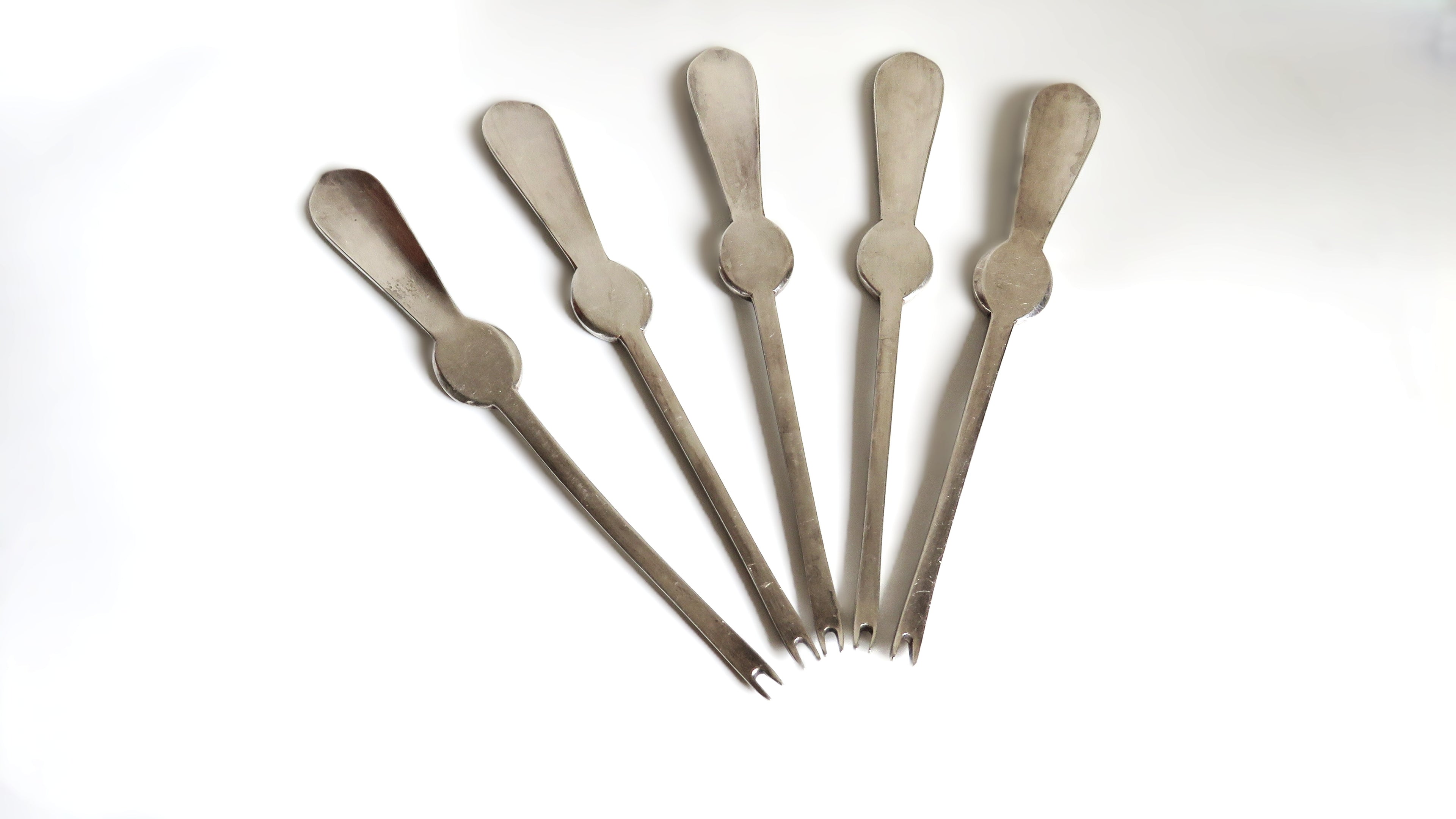 Vintage Elkington Plate Seafood Picks | Set of 5 Lobster Forks - Vintage French Treasures