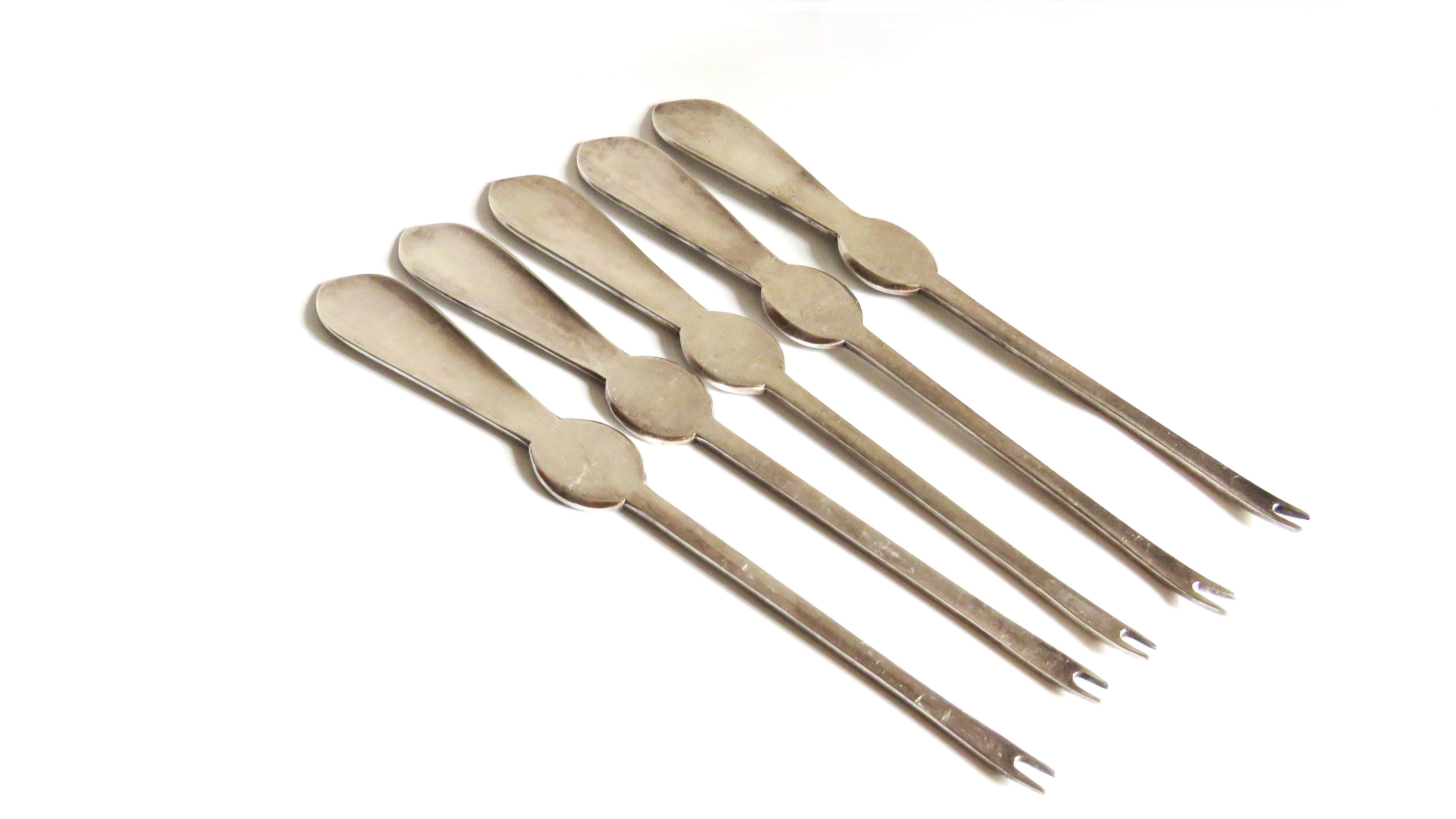 Vintage Elkington Plate Seafood Picks | Set of 5 Lobster Forks - Vintage French Treasures