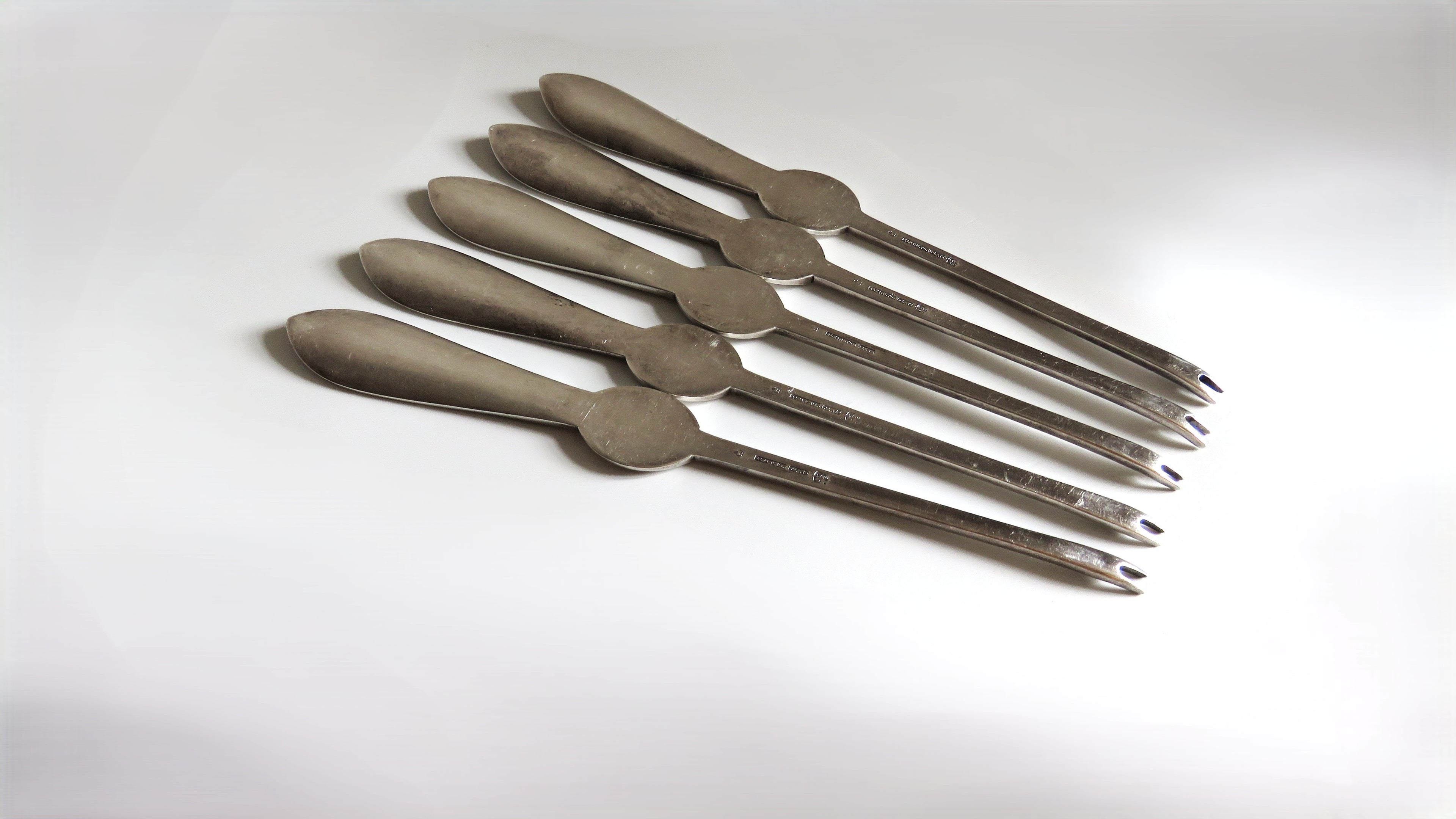 Vintage Elkington Plate Seafood Picks | Set of 5 Lobster Forks - Vintage French Treasures