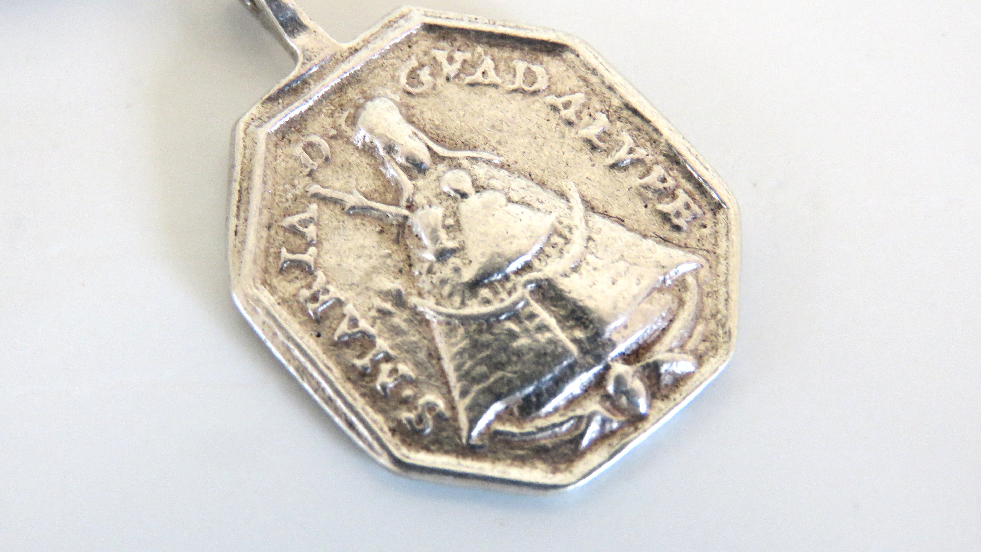 Rare French Silver Rosary, Late 18th to Early 19th Century (circa 1780–1830) — Articulated Heart Centre, Devotional Medals & Mother-of-Pearl Crucifix
