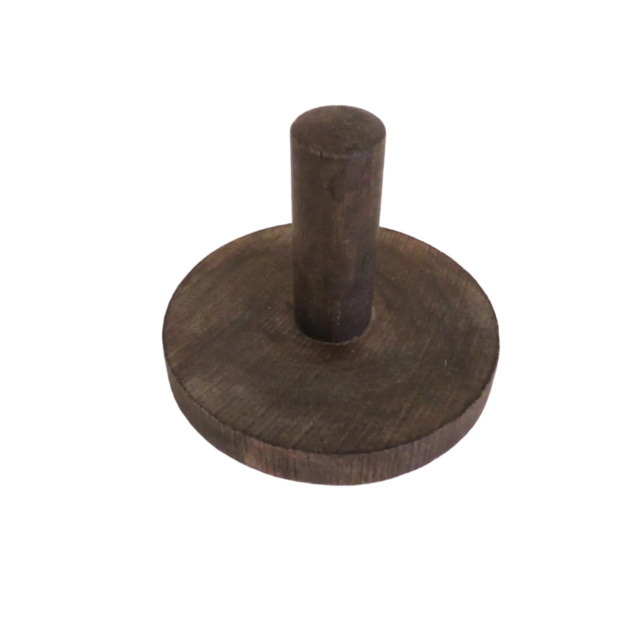 Vintage French 25 Centimes Coin-Design Coasters with Wooden Stand – Set of Six - Vintage French Treasures