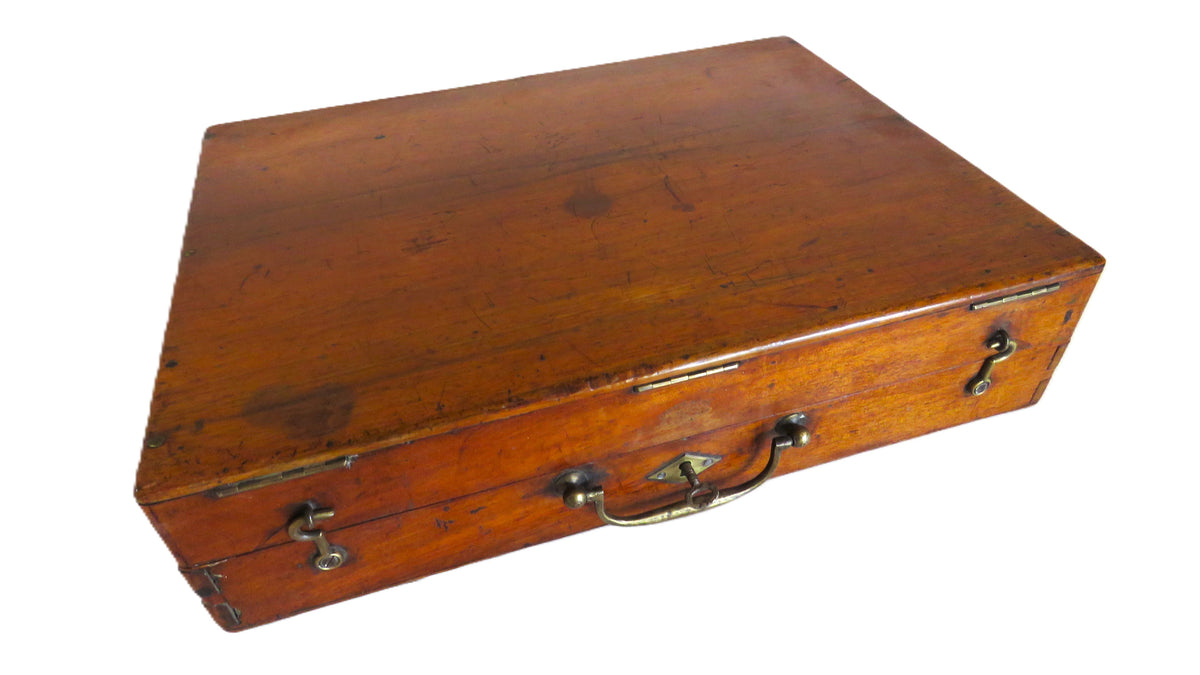 Antique French Artist’s Paint Box with Palette, Breveté S.G.D.G. Paris, c.1900 - Vintage French Treasures