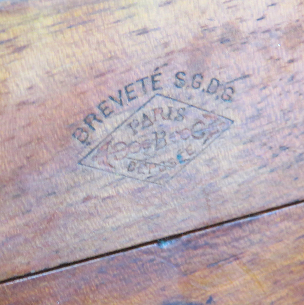 Antique French Artist’s Paint Box with Palette, Breveté S.G.D.G. Paris, c.1900 - Vintage French Treasures