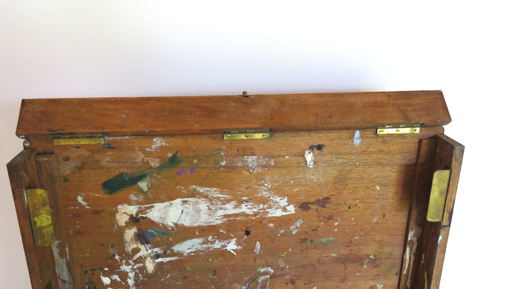 Antique French Artist’s Paint Box with Palette, Breveté S.G.D.G. Paris, c.1900 - Vintage French Treasures