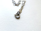 Antique French Silver Jeannette Cross, 54" Hallmarked Chased Silver Chain, 19th Century Religious Jewellery
