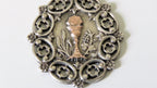 Antique French Silver and Gold First Communion Medal, Eucharistic Chalice Pendant, Ornate Religious Jewellery - Vintage French Treasures