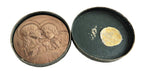Antique French Bronze First Communion Medal by Félix Rasumny, Art Deco Catholic Eucharist Medallion in Original Box - Vintage French Treasures