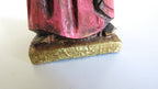 Hand-Carved Wooden Madonna and Child – Polychrome Religious Folk Art Figure