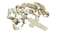 Antique French Mother of Pearl Rosary with Marian Centre – Large Solid Silver Rosary - Vintage French Treasures