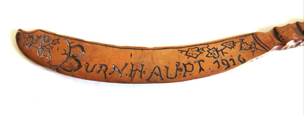 Antique WWI Trench Art Letter Openers – Burnhaupt Alsace 1916 & R.G. 1916 - Vintage French Treasures
