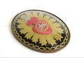 Antique French Sacred Heart Ex Voto Devotional Wall Plaque Under Glass c.1900 - Vintage French Treasures