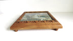 Antique French Lourdes Music Box Trivet: Ave Maria Religious Decor - Vintage French Treasures