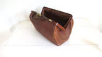Antique French Leather Doctor’s Bag , Large Gladstone Medical Bag